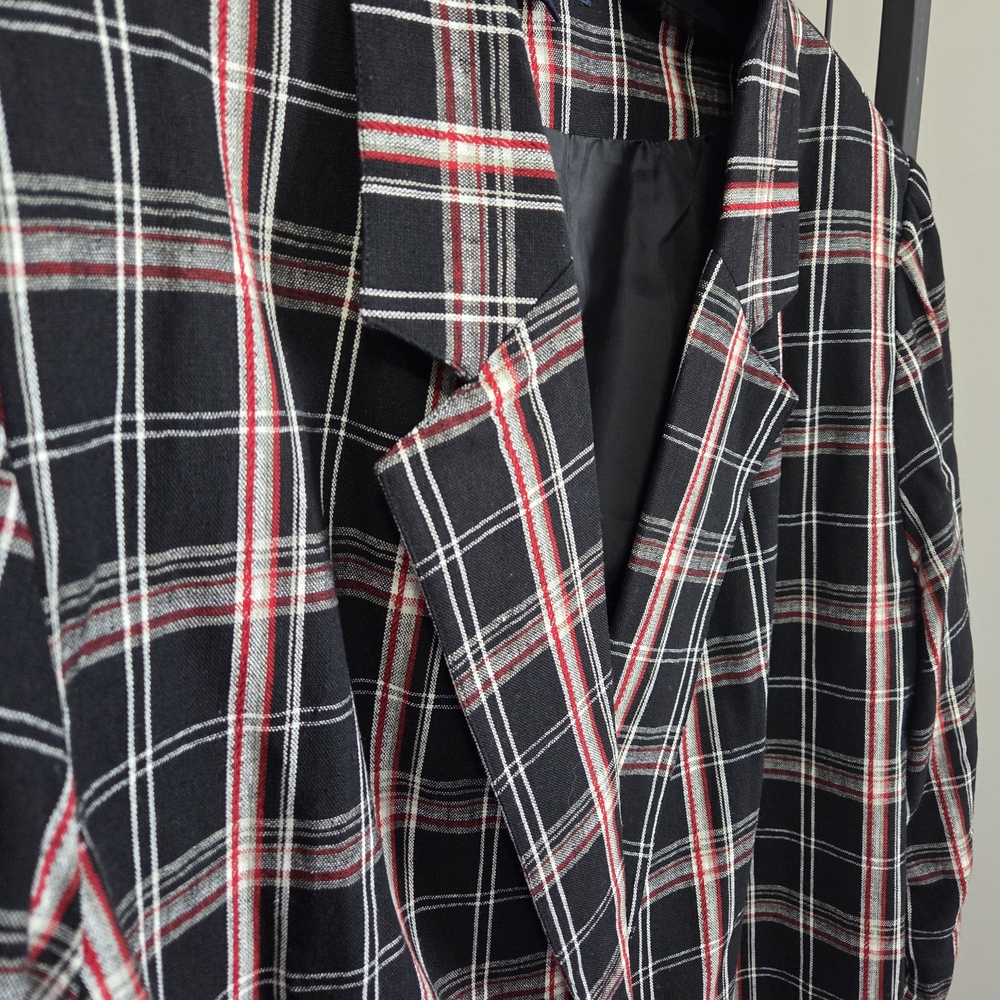 Plus Size Jones New York Women's Plaid Blazer, NWOT - Picture 3 of 10